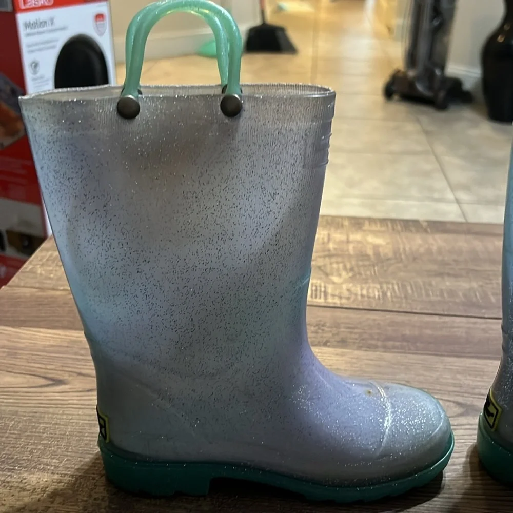 Western chief glitter boots girls size 11